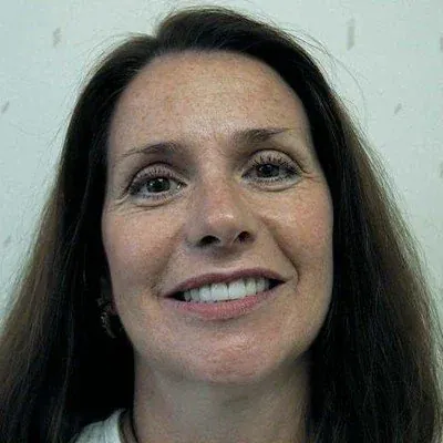 A real patient of Dr. Bjorklund after her dental treatment.
